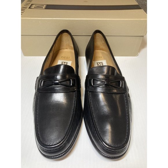 Bruno Magli Men’s Desi 82010 sz 8.5 M Dress Shoes Black Leather Made In Italy main image 4